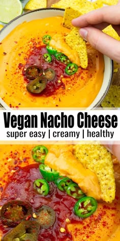 vegan nacho cheese dip is super easy and creamy i really have no idea how to make it