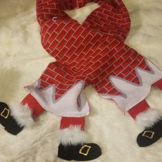 Christmas Santa Scarf New Without Tags Santa Scarf, Christmas Santa, Scarf Wrap, Dinosaur Stuffed Animal, Scarf Accessory, Womens Sizes, Women Accessories, Tags, Christmas