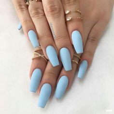 Her Nails, Coffin Nails Designs, Matte Nails, Nail Shapes, Best Acrylic Nails