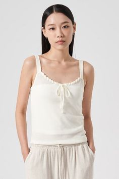 KOODING carries the latest 8seconds basic tees. KOODING is the global leading shopping website in providing authentic Korean fashion, beauty and lifestyle items, including clothing, cosmetics, shoes, accessories, and bags in affordable, fast, easy, and safe way. Basic Beige Tank Top For Spring, Cream Knit Tank Top For Summer, Summer Cream Knit Tank Top, Cream Knit Tank Top For Spring, Cream Sleeveless Tank Top For Everyday, Everyday Cream Sleeveless Tank Top, Cream Tank Top For Everyday Summer Wear, Casual Cream Tank Top For Spring, Casual Cream Tank Top For Everyday