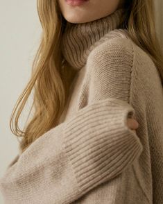 Slouchy. gently oversized turtleneck crafted from a soft, luxe wool cashmere blend. - Relaxed fit- Dropped shoulders- Ribbed neck, hem, cuffs- Length 25", Bust 53", Sleeve 32"- Extra fine wool 50%, Nylon 45%, Cashmere 5%- Dry clean - Imported Oversized Turtleneck, Cashmere, Turtle Neck, Relaxed Fit