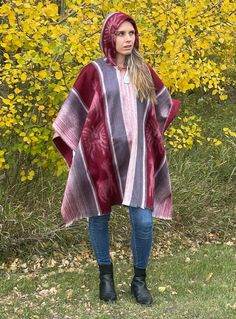 Unique Soft Luxurious Ecuadorian Alpaca Fiber Poncho Alpaca Poncho, Cozy Boho, Alpaca Fiber, Grey Tones, Alpaca Wool, Red And Grey, Sheep Wool, Ponchos, Ecuador