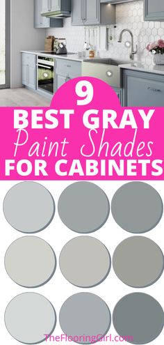 the best gray paint shades for cabinets