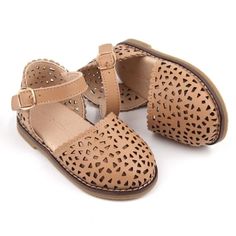 Leather Pocket Sandal | Color 'Tan' | Hard Sole – Consciously Baby Girly Outfit, Sandal Style, Toddler Sandals, Future Clothes, Leather Pocket, Warm Weather Outfits, Super Flexible, Perforated Leather, Brown Sandals