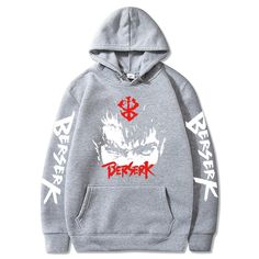 BERSERK SWEAT À CAPUCHE À THÈME (4 VARIAN)