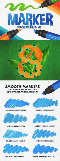 26 Best Procreate Brushes | Graphic Design Junction | Procreate brushes free, Procreate brushes, Best procreate brushes . #Procreate_App_Tutorial #Procreate_Calligraphy #Digital_Art_Graphic_Design #Best_Procreate_Brushes Procreate App Tutorial, Watercolor Stamps, Marker Paper