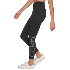 Calvin Klein Performance Womens High Waist 7/8 Athletic Tight Legging Pants Xs Level Up Your Athleisure Look With These Pull-On Pants From Calvin Klein Performance. Condition: New With Tags Brand: Calvin Klein Performance Color: Black Approx. Inseam: 23-1/2" Long Pull-On Styling Pocket At Waist Polyester/Spandex Machine Washable Imported 23s-12973-Bkxs Casual Compression Capris, Sporty Elastane Tights, Sports Activewear For Athleisure, Sporty High Waist Tights For Spring, Sporty High Waist Spring Tights, Sporty High-waist Tights For Spring, Sportswear Elastane Leggings, Sporty Fitted Yoga Pants, Sporty Spring Elastane Leggings