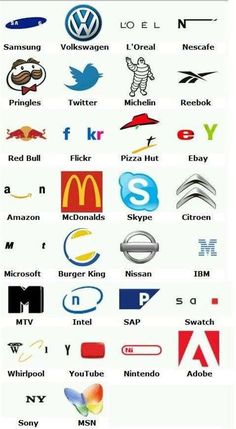 many different logos and their meanings