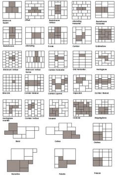 the different types of squares that can be found in this puzzle