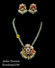 Navratan Necklace Jadau Jewelry Sabyasachi Inspired Jewelry Navratan Heavy Mala Set Kundan Jewelry Set Navratan Jewelry Polki Jewelry Elevate your ethnic ensemble with our exquisite Jadau Navratan Kundan Long Necklace, a true symbol of timeless beauty and elegance. Handcrafted with precision and attention to detail, this stunning necklace features intricate jadau work adorned with colorful navratan stones and dazzling kundan accents. Each element of this necklace is meticulously crafted to capture the essence of traditional Indian craftsmanship and heritage. The long length of the necklace adds a touch of grandeur to any outfit, making it the perfect statement piece for weddings, festivals, or any special occasion. Whether you're a bride looking for the perfect bridal jewelry or simply wan Designer Kundan Chandbali Necklace For Festivals, Traditional Chandbali Kundan Necklace For Designer Wear, Multicolor Kundan Necklace With Zari Work, Traditional Multicolor Kundan Necklace With Zari Work, Traditional Kundan Temple Necklace For Designer Wear, Traditional Festive Kundan Necklace, Designer Kundan Necklace With Zari For Festivals, Chandbali Temple Necklace For Festive Occasions, Designer Temple Necklace For Festivals