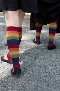 Dreamer Harvest Rainbow Knee High | Sock Dreams Tall Socks, Rainbow Socks, High Knees, Knee High Sock, The Dreamers, Socks, Rainbow