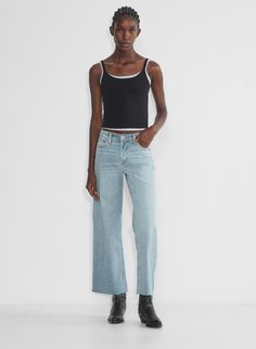 MID-RISE WIDE LEG CROP JEAN | Aritzia Cropped Denim Flare Jeans With Five Pockets, Relaxed Fit Cropped Flare Jeans With Five Pockets, Dark Wash Cropped Relaxed Fit Flare Jeans, Dark Wash Cropped Flare Jeans With Relaxed Fit, Cropped Dark Wash Relaxed Fit Flare Jeans, Cropped Medium Wash Flare Jeans, Cropped Flare Jeans With Five Pockets, Cropped Denim Jeans With Five Pockets, Dark Wash Cropped Flare Jeans With Five Pockets