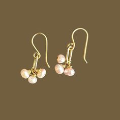 Delicate and unique, our Tiny Hammered Tag Freshwater Pearl Earrings are perfect for brides, bridesmaids, or everyday elegance. The dainty gold design combines timeless freshwater pearls with a textured tag for added charm. These versatile drops make a thoughtful gift and a treasured addition to any jewelry collection. Dainty Pearl Earrings With Ear Wire For Party, Delicate Adjustable Earrings For Wedding, Delicate Adjustable Wedding Earrings, Delicate Dangle Pearl Earrings For Bridesmaids, Dainty Drop Pearl Earrings For Bridesmaids, Delicate Pearl Earrings For Bridesmaid Gift, Nickel-free Gold Pearl Earrings For Wedding, Elegant Gold Earrings For Bridesmaids, Feminine Hypoallergenic Wedding Earrings