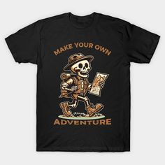 Make your own adventure -- Choose from our vast selection of Crewneck and V-Neck T-Shirts to match with your favorite design to make the perfect graphic T-Shirt. Pick your favorite: Classic, Boxy, Tri-Blend, V-Neck, or Premium. Customize your color! For men and women. Black Graphic Print T-shirt For Adventure, Black Graphic Print T-shirt For Camping, Black T-shirt With Screen Print For Adventure, Black Screen Print T-shirt For Adventure, Black Graphic Tee For Adventure, Graphic Tee For Adventure, Graphic Tee With Text Print For Adventure, Black Cotton T-shirt For Adventure, Make Your Own