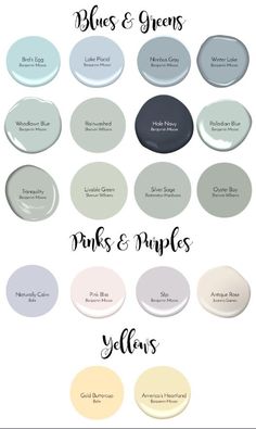 the different shades of paint that are used for walls and ceilings in this color scheme