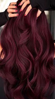 Wine Hair Color, Dark Red Hair Color