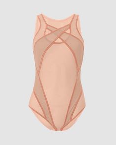 Details: Sleeveless Swimsuit with mesh designTop Length: LongSleeve Length: SleevelessMaterials:95% Polyester + 5% Spandex Mesh Swimsuit, Pop Culture Fashion, Skirt Heels, Trendy Summer Outfits, Y2k Outfits, Mesh Design, Knit Midi, Knit Midi Dress, 2000s Fashion