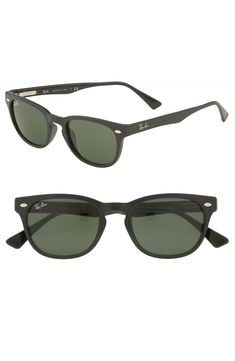 Classic style handcrafted in Italy is designed with impact-resistant lenses. Plastic. By Ray-Ban; made in Italy. Rayban Sunglasses For Women, Black Wayfarer Sunglasses, Ray Ban Sunglasses Sale, Curvy Petite Fashion, London Fashion Weeks, Cheap Ray Bans, Ray Ban Outlet, Ray Ban Glasses, Ray Ban Aviator