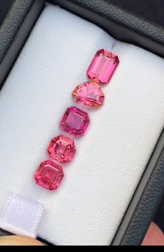 Item:Tourmaline  Weight: 4.85-Carats Pink Gemstone Jewelry, Pink Emerald-cut Tourmaline Jewelry, Pink Emerald Cut Tourmaline Jewelry, Pink Tourmaline Jewelry With Accent Stones, Pink Faceted Tourmaline Jewelry, Pink Ruby Gemstones For Gift, Old Fashioned Words, Blue Tourmaline, Pink Gemstones