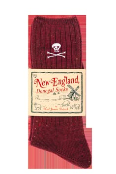 Put your coziest foot forward in our limited edition New England donegal socks. It's our spin of the yarn take on an Irish classic. We kept the signature feel and flecks you're used to in a donegal but added a distinctly New England touch with our seaside embroidery. The Skull & Bones Donegal Socks are a pre-order item and ship on or around 4/10. Product Details: One size fits most Wash cold, lay flat to dry 10% Cotton, 10% Wool, 25% Nylon, 55% Acrylic Imported Please note, we do not accept returns on our New England Donegal Socks. All purchases are final. Seaside Embroidery, Embroidery Product, Mobile Logo, Kiel James Patrick, Monogram Outfit, Sunglasses Strap, Slap Bracelets, Skull Bones, James Patrick