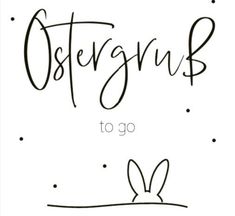 an easter card with the words, ostegurus to go