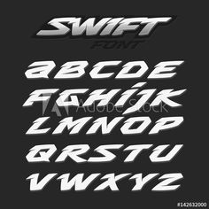 a set of different font and numbers in the style of graffiti on a black background