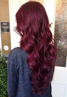 Mahogany Red Hair, Deep Red Hair Color, Deep Red Hair, Dark Red Hair Color, Maroon Hair, Violet Hair