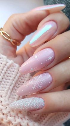 Winter Nails Acrylic, Homecoming Nails Acrylic, Nails Colors, Nails 2021, Christmas Nails Acrylic, Winter Nail Designs