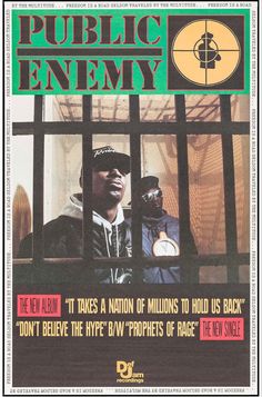 the poster for public enemy shows two men behind bars