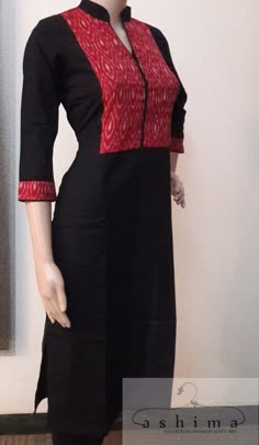 Code:2805171 - Price INR:1290/- , Cotton Kurti With Ikkat Silk. Neck Patch Work Kurti Design, Patch Work Kurti Design, Patch Work Kurti, Kalamkari Kurti, Daily Wear Kurtis, Office Wear Kurtis, Plain Kurti Designs, Salwar Neck Designs