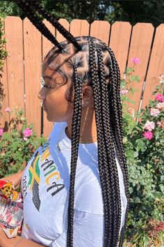 Long Box Braids, Braided Hairstyle