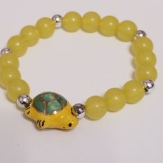 Pink Bracelet With Ceramic Charm Turtle Cute Charm Beadded Bracelets Turtle Charm Hand Painted, Glossed Good Luck Braclet! Stack Them Up! Different Colors Avaiabel In My Closet! Mix Match Item Combine With 3/30 Bundel And Save! # Braclet,#Goodluck,#Turtle,#Yellow Adjustable Round Pearl Bracelet With Colorful Beads, Casual Polished Beaded Bracelets As Gifts, Adjustable Yellow Beaded Bracelets With Spacer Beads, Adjustable Beaded Bracelet With Polished Beads, Adjustable Yellow Crystal Bracelet With Gemstone Beads, Elegant Yellow Adjustable Beaded Bracelets, Adjustable Beaded Charm Bracelet With Round Beads, Yellow Beaded Spiritual Bracelets, Adjustable Yellow Beaded Crystal Bracelet