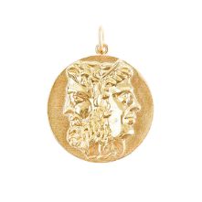 For purchase of individual charm only. Please follow this link to order a complete custom necklace or bracelet. This coin features the Roman god Janus, who is usually depicted as two-faced since he sees into the past and future. In mythology, Janus presides over beginnings and endings, gates and doorways, openings and closings...Wear yours as a reminder that when one door closes, another one will soon open. The universe has our backs :) The back of this coin features the phases of the moon to re When One Door Closes, Two Faced, Heart Padlocks, Past And Future, Custom Charms, Meaningful Jewelry, Custom Necklace, Moon Phases, The Universe