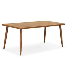 Rectangular HPL Outdoor Dining Table