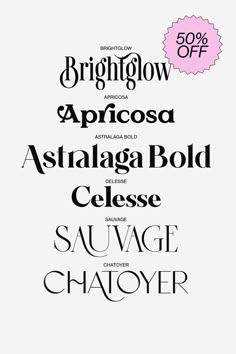 Classic Font Bundle - Typography Design Fantasy Graphic Design, Script Branding, Fonts Canva, Fonts Cursive, Illustration Logo Design, Fonts Handwriting, Canva Fonts