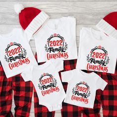 These matching Christmas t-shirts are a must have for your family holiday this year. These adorable shirts come in two colors black and white and multiple sizes for any size family. We use high quality, soft flex vinyl which not only creates a sharp, vivid graphic but will never look "faded" or “washed out” like some inks commonly do. Processing time is 2-4 days, delivery will depend on your choice at checkout First Class Mail 5-7 days, Priority Mail 2-4 days & Priority Express is 1-2 days. (T-S Black Onesie, Santa Photos, Colors Black And White, Christmas T Shirts, Custom Apparel, Christmas Family, Family Holiday, Vinyl Colors, Family Matching