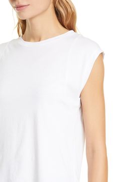 Give your layering technique a little muscle with this tee in smooth, soft Peruvian cotton. Style Name:Frame Le High Rise Muscle Tee. Style Number: 5920556.