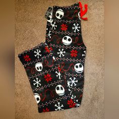 Jack Skellington Pajama Pants Size S Jack Sleketon, Christmas Pajamas Pants, Pajama Pants Christmas, Jack Skellington Pajamas, Nightmare Before Christmas Jewelry, 21st Bday Ideas, Christmas Pajama Pants, Matching Pjs, Christmas Color