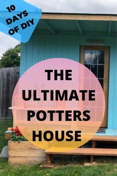 the ultimate harry potter house is on display with text overlay that reads 10 days of diy, the ultimate harry potter house