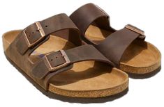 Rugged Brown Slip-on Sandals, Birkenstock Arizona, Mens Sandals, Soft Suede, Slide Sandals, Birkenstock, Arizona, Leather Upper, Nordstrom