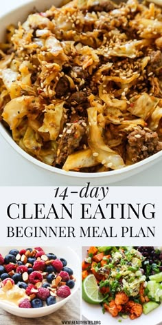 Clean Eating Menu, Start Eating Healthy, Meal Plan For Beginners, Meal Prep Tips, Healthy Recipes Clean, Healthy Breakfasts