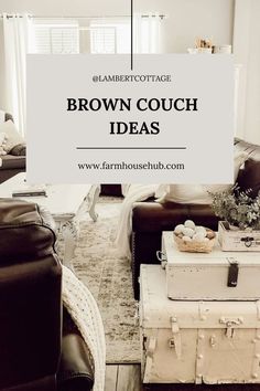 Brown and white contrast for a rich and classy feel