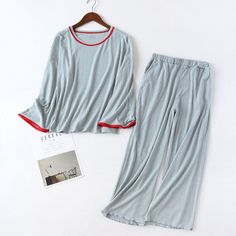 The Grey Loose Set Original Pajamas Pajamas Plus Size, Trendy Pajamas, Lounging Outfit, Knit Pajamas, Spring Fashion Dresses, Cotton Pajama Set, Spring Outfits Dresses, Cute Dress Outfits, Cotton Pajama Sets