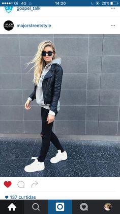 White Sneakers Outfit, Dressy Casual Outfits, Chill Outfits, Urban Street Style, Mode Inspo, Looks Chic, Dressy Outfits, Inspired Outfits, Casual Winter Outfits