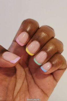 Elevate your spring style with the hottest nail trends! Explore cute florals, mesmerizing swirls, and dreamy pastels. Perfect for short nails or bold acrylics. Your next spring mani awaits! #springnails #springnails2024 #SpringNailIdeas Nail Design Gold, French Tip Gel Nails, Short French Tip Nails, Classic Nail, Short French, Colorful Nails