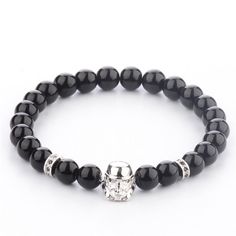 2022 New Charm Mens CZ Beaded Bracelets 8mm Bright Black Lava Stone BraceletsModel Number:32801305672 Color:Gold/Silver/Black Materials:Zircon/Lava Bracelets Size: 7''/180mm ( Stretchable ) Beads size:8mm Lava Stone Bracelet, Lava Bracelet, Stone Bracelets, New Charmed, Star Wars Darth, Star Wars Darth Vader, Strand Bracelet, Lava Stone, Every Man