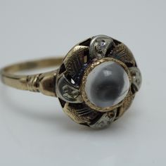 Art Nouveau Moonstone Ring 14k Gold size 6.75  The Ring Face is 12mm across by 6.8 mm in height   The ring is a size 6.75 this ring can be sized at a lost It comes with a new ring box. Item # 5824 Antique Gold Rings, Art Deco Sapphire Ring, The Ring Face, Ring Moonstone, Moonstone Engagement, Engagement Ring Diamond Cut, Cameo Ring, Engagement Ring Sizes, Art Deco Diamond