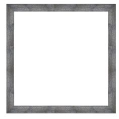 an empty gray frame on a white background