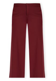 Wide Leg Stretch Work Pant - Ultimate Style, Totally Black | Eloquii Stretch Elastane Straight Work Pants, Stretch Straight Elastane Work Pants, Stretch Elastane Ankle-length Work Pants, Stretch Ankle-length Elastane Work Pants, Stretch Solid Pants With Zipper Closure, Solid Stretch Pants With Zipper Closure, Wide Leg Stretch Pants With Zip Fly, Stretch Trousers With Zip Fly, Stretch Full-length Pants With Zipper Closure