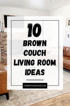 Brown Couch Living Room Ideas Brown Curtains Living Room, Style A Living Room, Leather Couch Living Room Decor, Brown Leather Couch Living Room, Couch Living Room Ideas, Leather Couches Living Room, Brown Couch Living Room